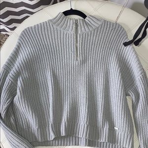 Hollister Sweater O-ring Quarter Zip